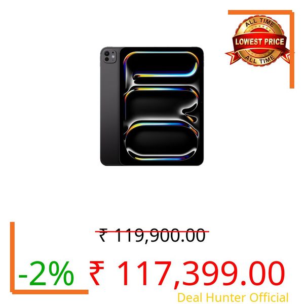 Apple iPad Pro [11″] (M5): Ultra Retina XDR Display, [256GB], 12MP Front Camera / 12MP Back Camera, Wi-Fi 7 with Apple N1 + 5G Cellular, Face ID, All-Day Battery Life — Space Black