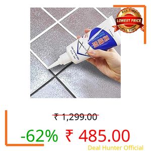 Yemin Tiles Gap Filler Waterproof, Gap Sealant, Grout, White Cement Paste Tube, Gap Filler for Walls and Joints, Waterproof Sealant, Tile Gap Filler Tube for Kitchen, Bathroom [ 560 ML ]