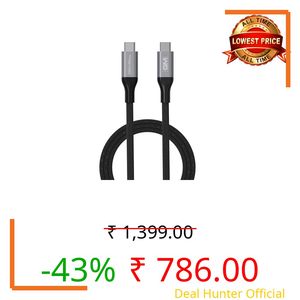 GM G+ USB 4 Gen-III 240W Type-C to Type-C Cable (1.8M) | 40Gbps Data Transfer | 8K Display Support | PD 3.1 Fast Charging | Nylon Braided,Tangle-Free,Durable Cable for Laptops,Tablets & Smartphones