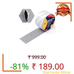 Mosquito net patch repair Tape, Window Screen Repair Tap, Strong Adhesive & Waterproof Window Mosquito net Covering Mesh Tape for Door Tears Holes Screen Patch Repair (200Cm X 5CM) (200Cm X 5CM)