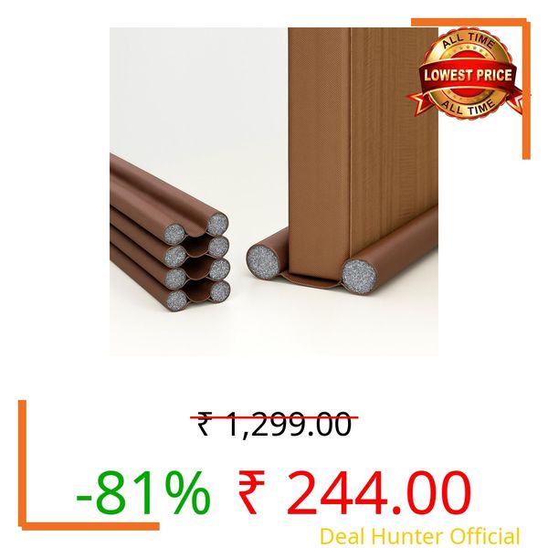 ASPAURA - Door Guard (39 Inch Pack of 8) | Door Gap Filler | Door Sealing Strips | Bottom Seal Strip | Soundproof Draft Stopper | Noise Reduction | Energy Saving | Dust, Insect & Cold Air Blocker (8)