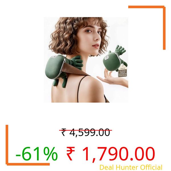 Coliatik Neck Massager with Hands - Bionic Heated Deep Tissue Kneading Massager for Neck, Shoulder & Leg, 3-Speed Adjustment, USB-C Rechargeable,Best Gift for Lovers, Friends and Family