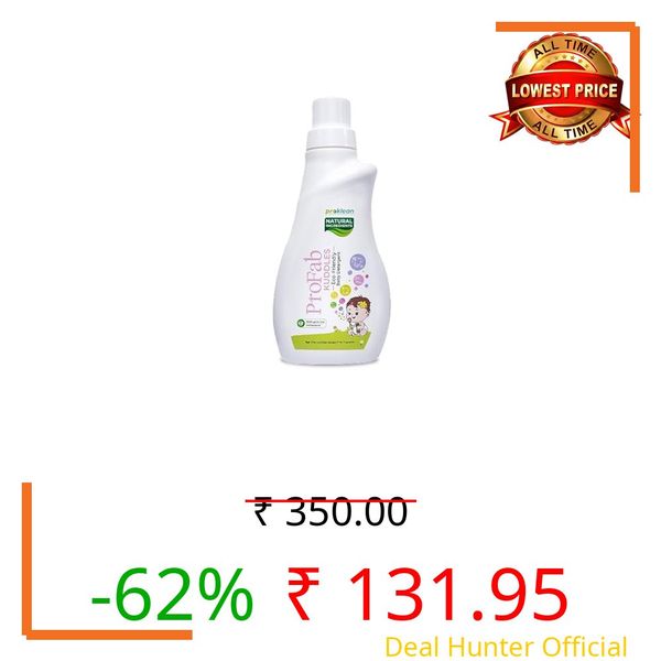 Proklean ProFab Kuddles | Eco-friendly baby detergent | 99.9% germ free | Natural ingredients | Hypoallergenic | Non-toxic | Bio-based | Baby Safe | Gentle on hand | Biodegradable | 500 ml