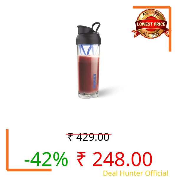 Nayasa Sprint Gym Plastic Shaker Bottle 850 ML | Unbreakable Protein Shaker Bottle with Mixer | Pre Workout And BCAAs Gym Bottle, Leakproof Gym Sipper Bottle for Men & Women | Blue