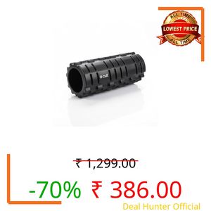 Cult Foam Roller for Deep Tissue Massage – Muscle Recovery, Pain Relief & Mobility Training – Ideal for Gym, Yoga, and Home Workouts- Black