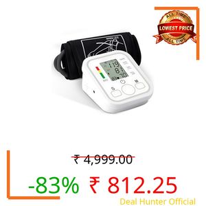Blood Pressure Monitors, Upper Arm Large Cuff Blood Pressure Machine for Home Use, Universal Comfort Wide BP Cuff (22-32 cm), Basic Automatic Upper Arm Blood Pressure Monitor, Heart Rate Machines