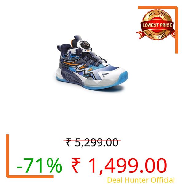 G&D Warrior Unisex Kids Shoes Soft Sole | Memory Foam with EVA Sole | Synthetic Upper Breathable, Lightweight | Comfortable & Durable Stylish Indoor & Outdoor | Sports Shoes Navy