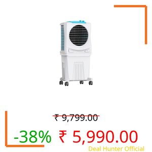 Symphony Ice Cube 40XL Room Air Cooler | Powerful fan | 3-Side Honeycomb Pads | CFD Technology | 1-Year Warranty