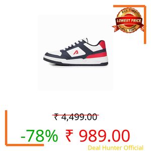 Boldfit Sneakers for Man Lightweight Shoes for Men Comfortable Sneakers for Men Air Mesh Casual Shoes Mens Soft Cushion Insole Lace Up Casual Boys Shoe Sneaker DripBloc, Red, UK 07