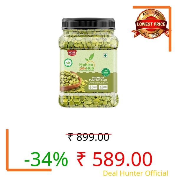 Pumpkin Seeds 900g | Bulk Pumpkin Seeds Pack | Healthy Protein-Rich Superfood