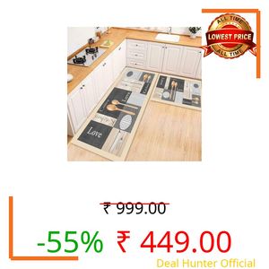 YAGVIZ Kitchen Rug Anti Fatigue, Waterproof and Oil Proof Floor Runner Mat, Runner for Kitchen,Home Office,Sink