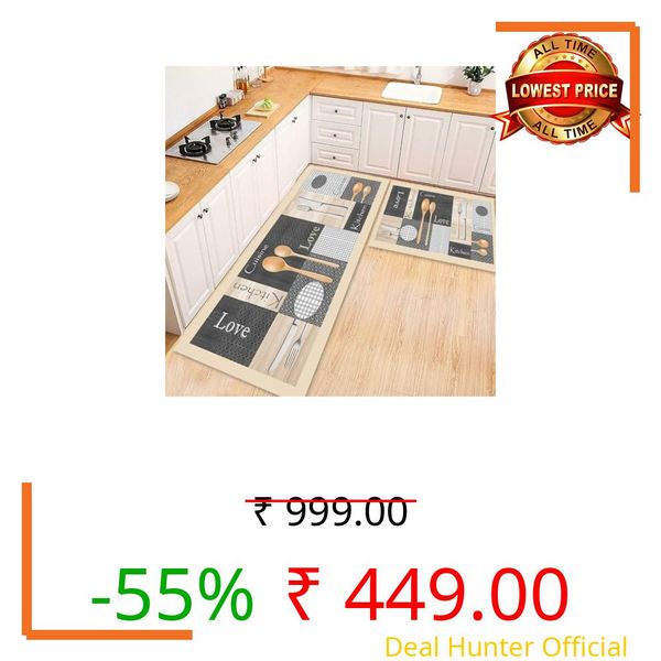YAGVIZ Kitchen Rug Anti Fatigue, Waterproof and Oil Proof Floor Runner Mat, Runner for Kitchen,Home Office,Sink
