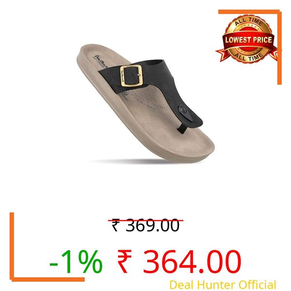 WALKAROO Men's Fashion Sandal with Cushion Insole and Lightweight for Casual Footwear - WGR53246 - Black Grey