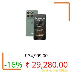 Motorola Edge 70 (Lily Pad, 8GB RAM, 256GB Storage)