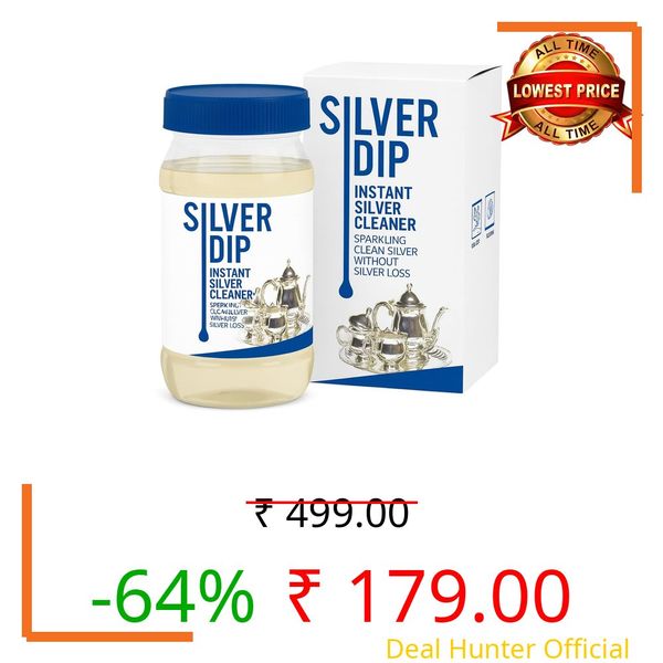 BODARA Silver Dip – Fast-Acting Silver Cleaner for Home & Kitchen Use | Instantly Restores Shine Without Fading or Damage (Silver Dip) (Fresh)