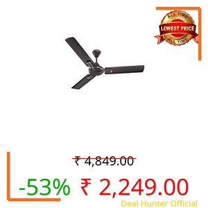 Crompton HIGHSPEED AMEO 1200mm (48 inch) Ceiling Fan (Shimmer Carbon) Star rated energy efficient fan