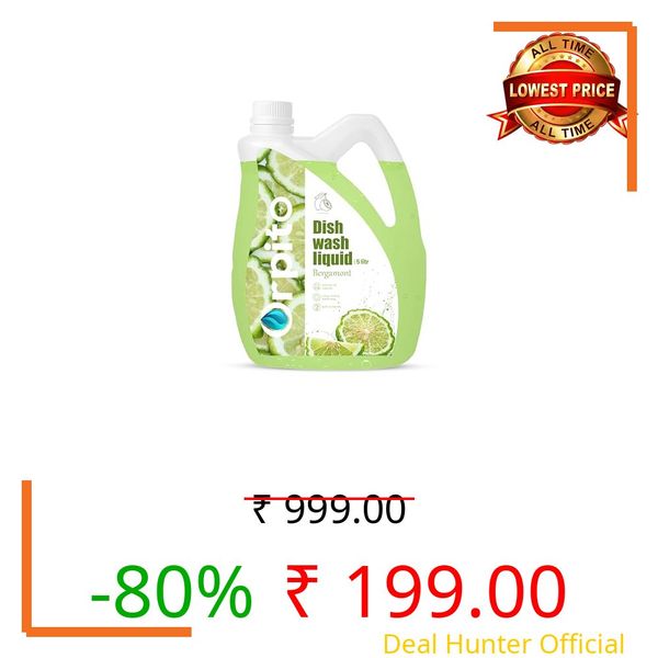 Orpito Dish Wash Liquid Gel for Utensils | Tough on Grease And Oil, Dishwashing Gentle on Hands | High Foam, Quick Rinse | Removes Odour Sticky Residue | Citrus Fresh | High Concentrate, Long Lasting
