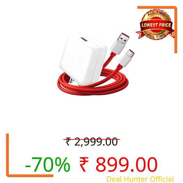 AILKIN 100W Charger Adapter for Fast Charging | 100W Warp/Dash/Adapter Compatible for Oneplus 13/13R/12/12R/11/11R/10/10 Pro/9/8/ 8T/7/Nord/CE 3 & Other Devices by ail-kin