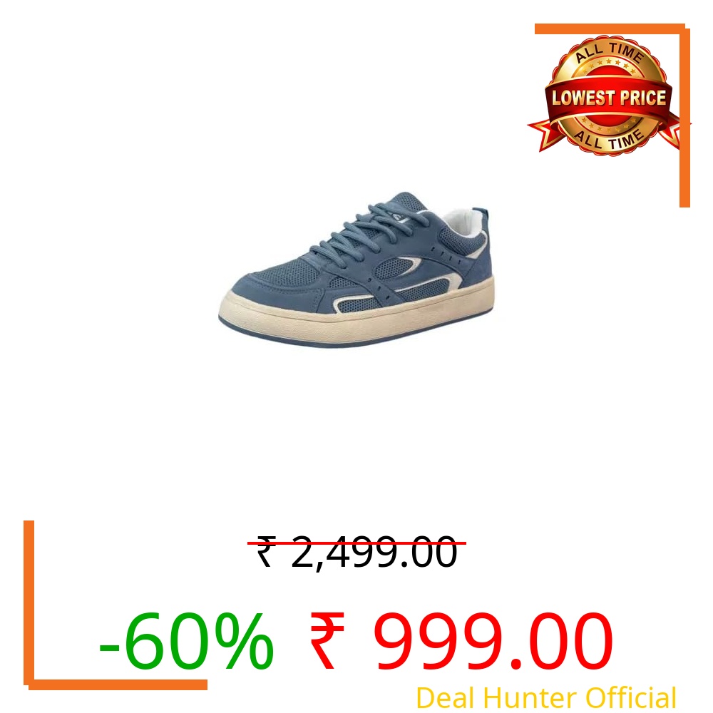 Cruiser Men’s Sneakers | Cushioned Insole Comfortable Shoes | Trendy & Stylish Modern Sneakers | Durable TPR Sole Casual Walking Footwear 2657