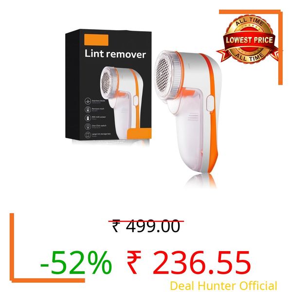 NOVA Lint Remover for Clothes Electric Lint Remover Lint Roller Fabric Cleaner for Woolen Clothes RUA Remover Machine Fabric Shaver White (2 Years Warranty)