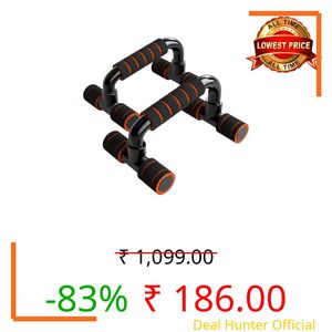 SKYCELL Push Up Bar for Home Workout: Enhance Your Chest & Arm Strength [Capacity:120 KG] | Push up Stand for Home Gym with Non-Slip & Comfortable Grip | Home Gym Eqipement for Men & Women