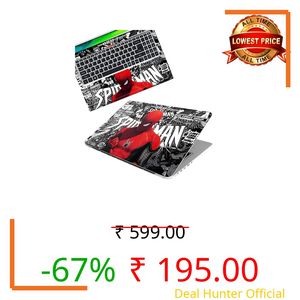 Inkykart Full Body Laptop Skin/Sticker/Cover Bubble-Free| Laminated| Removable| HD Quality Sticker for Laptops Upto 15.6 Inches Compatible with Hp/Dell/Acer/Lenovo/Asus etc.