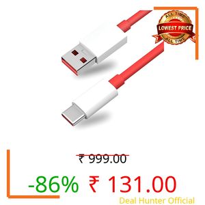 80W Charging Cable USB to Type C Warp Charger SuperVooc/Dash Fast Charge Cable for One plus 11,11R,10 Pro,10R,10T,9RT,9R,8R,8T Charge Cable for 6/6T/7/7T,Nord,Ce2 Lite 5G,Ce 3 5G, Red - 2 Meter