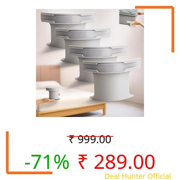 Bed Sheet Holders, Keep Sheets Tight and Secure, Bed Sheet Grippers for Perfectly Fit Bedding, Heavy Duty Mattress Straps for No More Loose Sheet, Special for Indian Bed, Big Size Set of 4