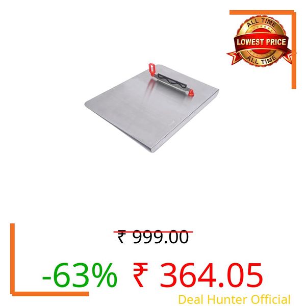 Clazkit Chopping Board – Stainless Steel Multifunctional Cut & Chop Vegetable Slicer Tool – Adjustable Cutting Guide with Non Slip Handle for Uniform Slicing of Vegetables (Size - 42 X 32 X 1)