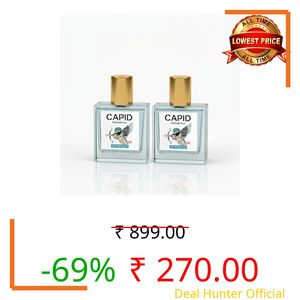 Original Capids Hypnosis Perfume for Men & Women, 2x50ml | Pack of 2 | Long Lasting Unisex Cologne with Unique Sensual Fragrance | Premium Eau De Cologne for Daily Use