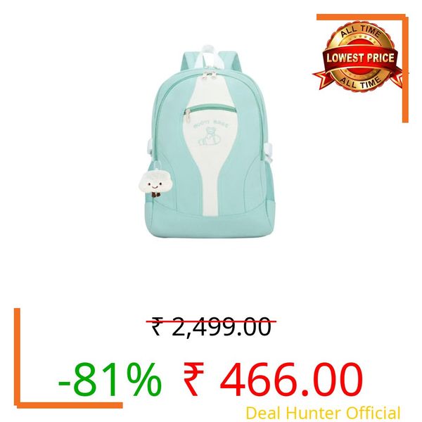 Tinytot 30 Litre Japanese Korean Style School Bag Water-Resistant Laptop & Travel Backpack - Unisex Large 18 Inches Multipurpose Student Backpack for Boys & Girls, Men & Women