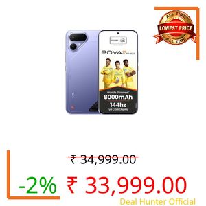 Tecno Pova Curve 2 5G (Mystic Purple, 8GB RAM, 256GB Storage)