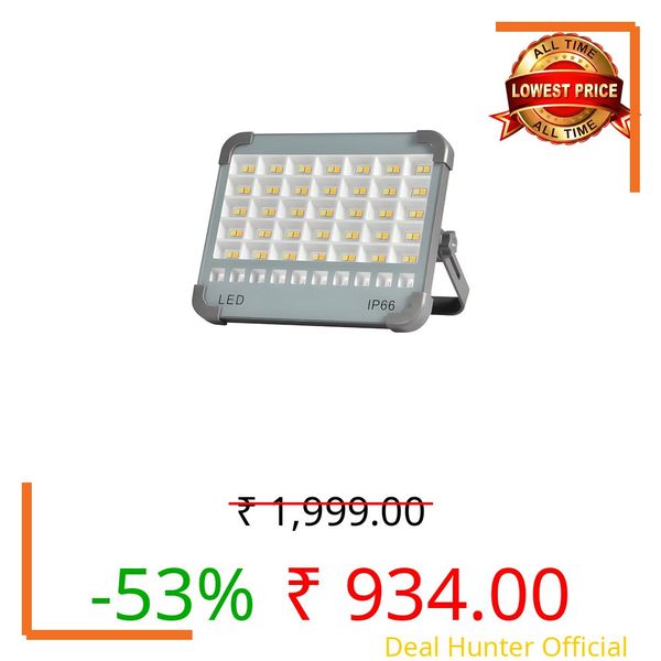 kh Solar LED Work Light, Portable Rechargeable Flood Light with USB Charging, 5 Lighting Modes, IP66 Waterproof, Solar Emergency Lamp for Camping, Garage, Farm, Hotel & Power Outage (Grey)