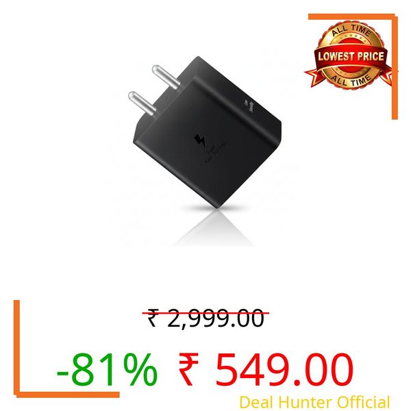 45W PD Type-C Superfast Charger Compatible with Samsung S25/S24/S23(Ultra,Fe,Plus) Tab S10(Fe+,Lite) A9+/A11/S9 Fe+/Z Fold|Flip7/6/M17/M07/M36/A55/F16|45Watt USB C Fast Charging Adapter