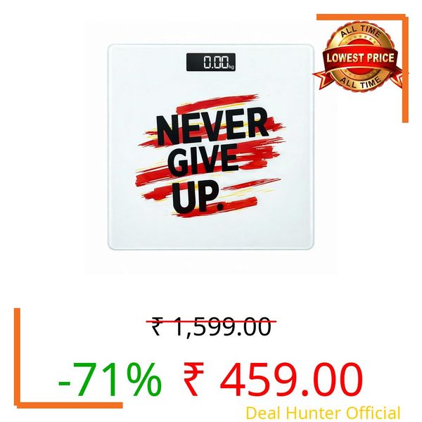 Themisto TH-WS40F Body weight Scale, With High Precision Sensors | Backlit Display |180 Kg | Made in India