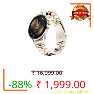 Fire-Boltt Glitz Women Smart Watch with 1.19 AMOLED Display, Bluetooth Calling, Rotating Crown, Always On Display, 1000 