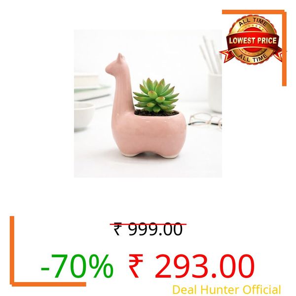 Yo Green Cute Planters – Resin Succulent & Indoor Plant Pot, Decorative Cartoon Doll Planter for Home Office Desk, Small Flower Pot for Succulents, Cactus, Herbs (Pink Snail)
