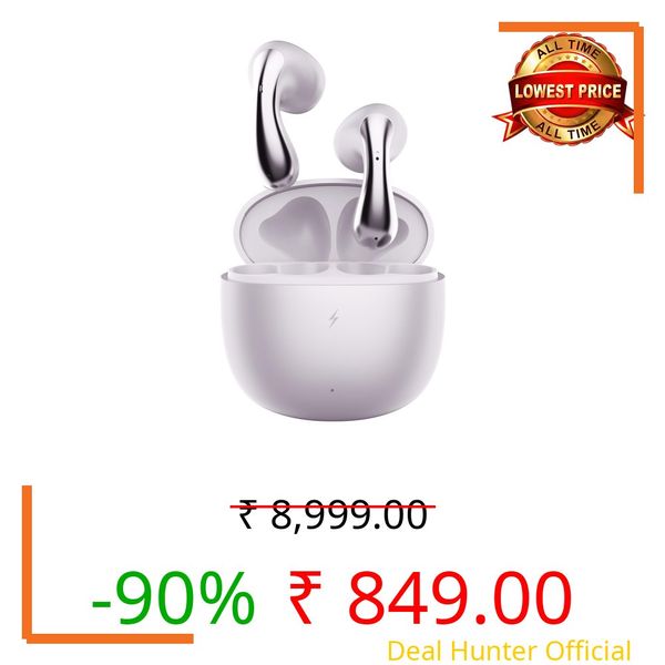 Fire-Boltt Newly Launched Aero Lite TWS Earbuds Custom EQ Wireless Bluetooth 5.4 Music & App Support 50H Playtime Fast Charging Case 50ms Low Latency for Gaming Touch Controls Frost Pink