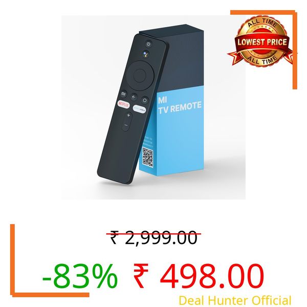 Original Remote for Mi Xiaomi TV with Voice Control, Bluetooth Remote Replacement Compatible with Mi TV & Xiaomi Smart TVs, Original Smart Remote Controller