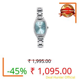 Sonata Poze 8 Quartz Analog with Blue Dial IPS Stainless Steel Strap Watch for Women - SP80166SM01W