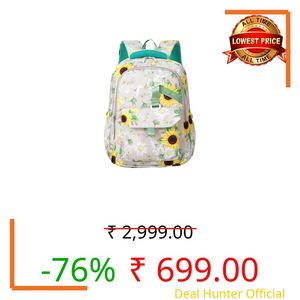 Tinytot 34 Litre Korean Style School Bag Water-Resistant Laptop & Travel Backpack - Unisex Large 19 Inches Multipurpose Student Backpack for Boys & Girls, Men & Women; Black