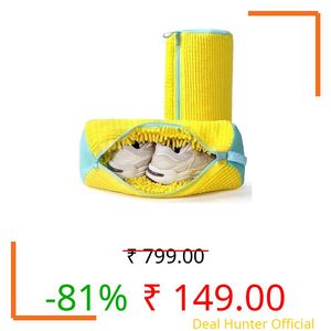 Shoe Washing Machine Laundry Bag, Fluffy Fiber Cleaner Pouch, Washer Use Protective Cover, Sneakers Boots Deep Clean Without Damage, Durable Mesh Design Holder Bifold Compact Wallet (Pack of 1)