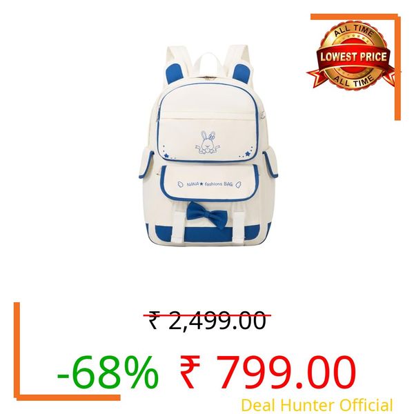 Tinttot 30 Litre, Japanese Korean Style Capybara Niche College Students Light weight School bag Women's Travel Backpack