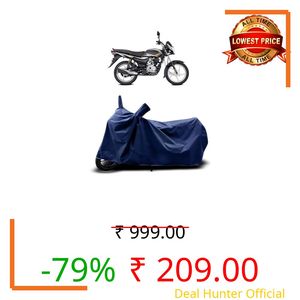 CoverRide Bike Cover Waterproof Heavy Duty – All Weather Dustproof UV Protection Bike Cover for Bajaj Platina Outdoor Indoor Use with Windproof Buckle