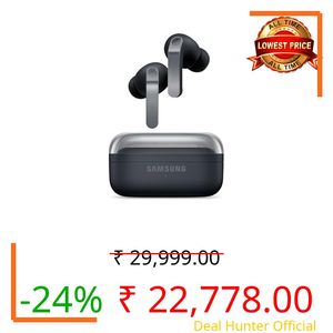 Samsung Galaxy Buds4 Pro (Black) in-Ear Wireless Earbuds with Hi-Fi Audio | Adaptive ANC 2.0 and EQ 2.0 | 2-Way Speaker | 360-Audio | Voice Detect | Live Translation | Head Gesture | IP57