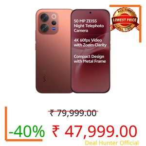 vivo V70 5G (Passion Red, 12GB RAM, 256GB Storage)