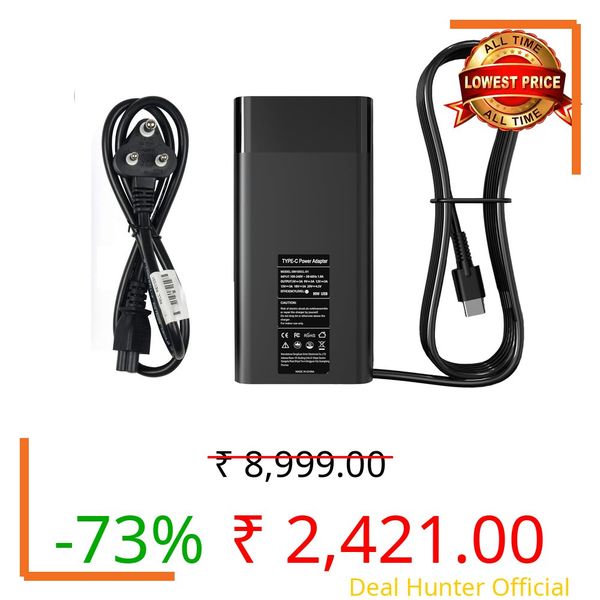 WeFly 90W USB C Laptop Charger for HP Spectre x360 904144-850 904082-003 ADP-90FE L45440-003 2LN85AA#ABA 2LN85AA L45440-001 2PN61EA USB-c Adapter Type C AC Adapter (H/P 90W Type-C)