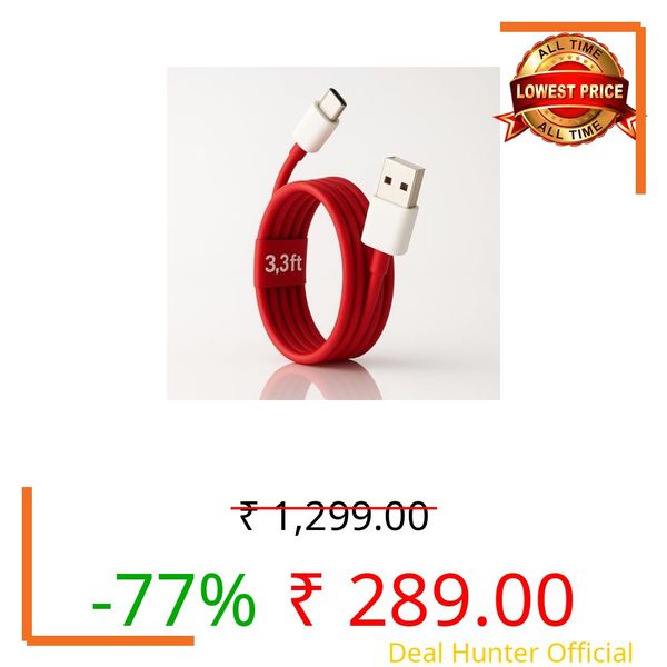 One Plus Original SuperFast Charging cable USB-A to Type-C Compatible with OnePlus 15 15R 13 13R 13s 12R 12 11 11R 10 10R 9 9R 8 8T,Nord 6 5 4 3 2,CE 6 5 4 3 2 Lite Support all USB to Type-C Devices