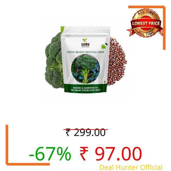 GROW DELIGHT Broccoli 30+ Vegetable Seeds for Home Garden