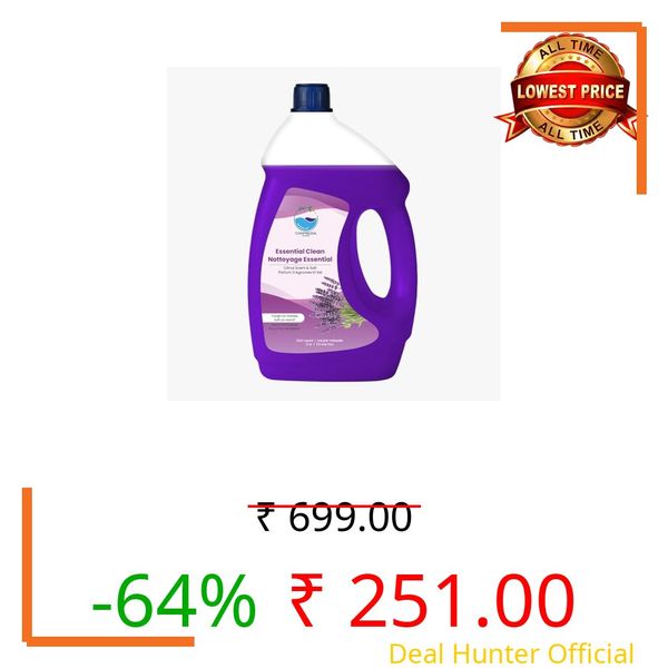 Confressa® Essential Clean Dishwash Gel | India's Trusted Home Cleaning Brand | lavender fragrance | 3 Litre | Leaves No Residue & Foul Smell | Powerful Grease Cleaner for All Utensils